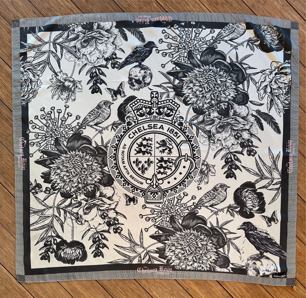 Women's Chelsea 1851 🖤 Victorian Silk Twill Scarf