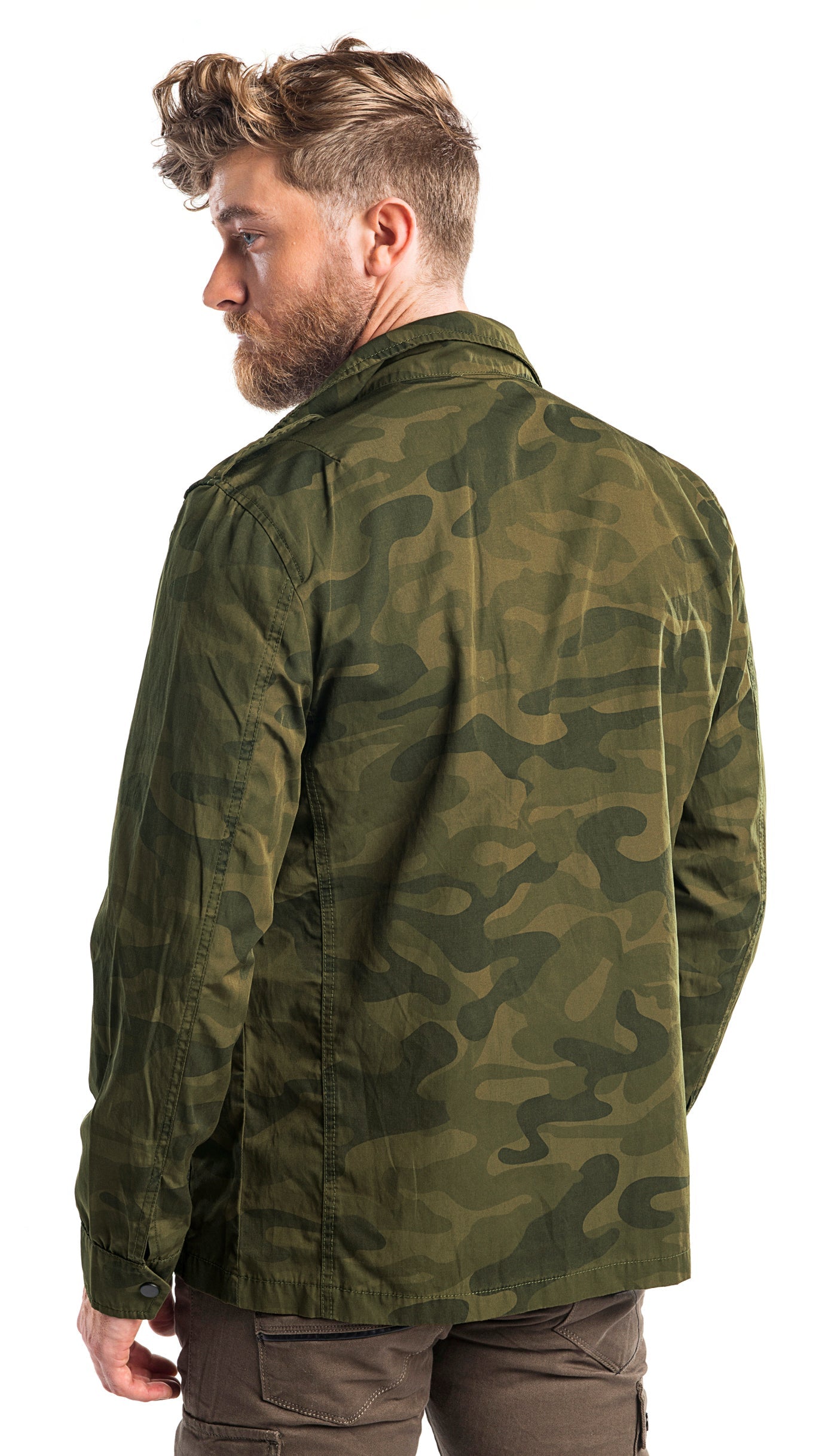 Bayswater Road Jacket — Olive Camo