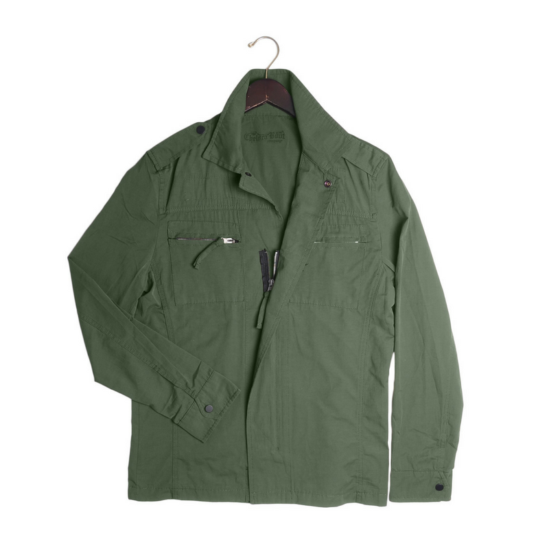 Chelsea Harbour Jacket | Olive & Lt Khaki
