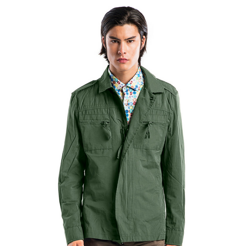 Chelsea Harbour Jacket | Olive & Lt Khaki