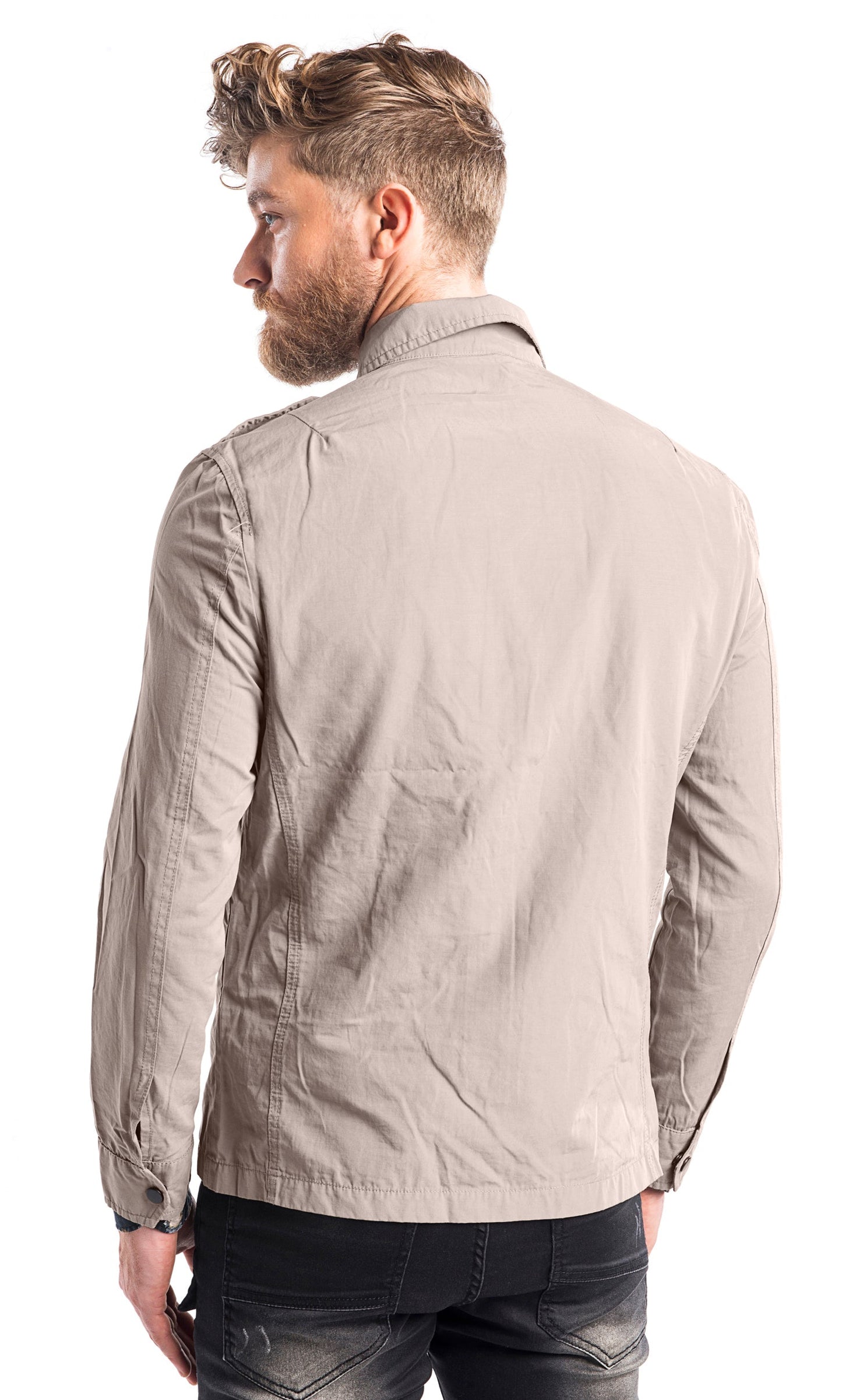 Chelsea Harbour Jacket | Olive & Lt Khaki