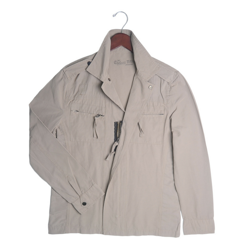 Chelsea Harbour Jacket | Olive & Lt Khaki