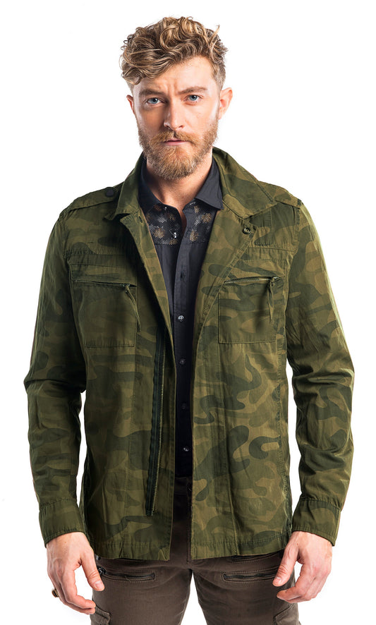 Bayswater Road Jacket — Olive Camo